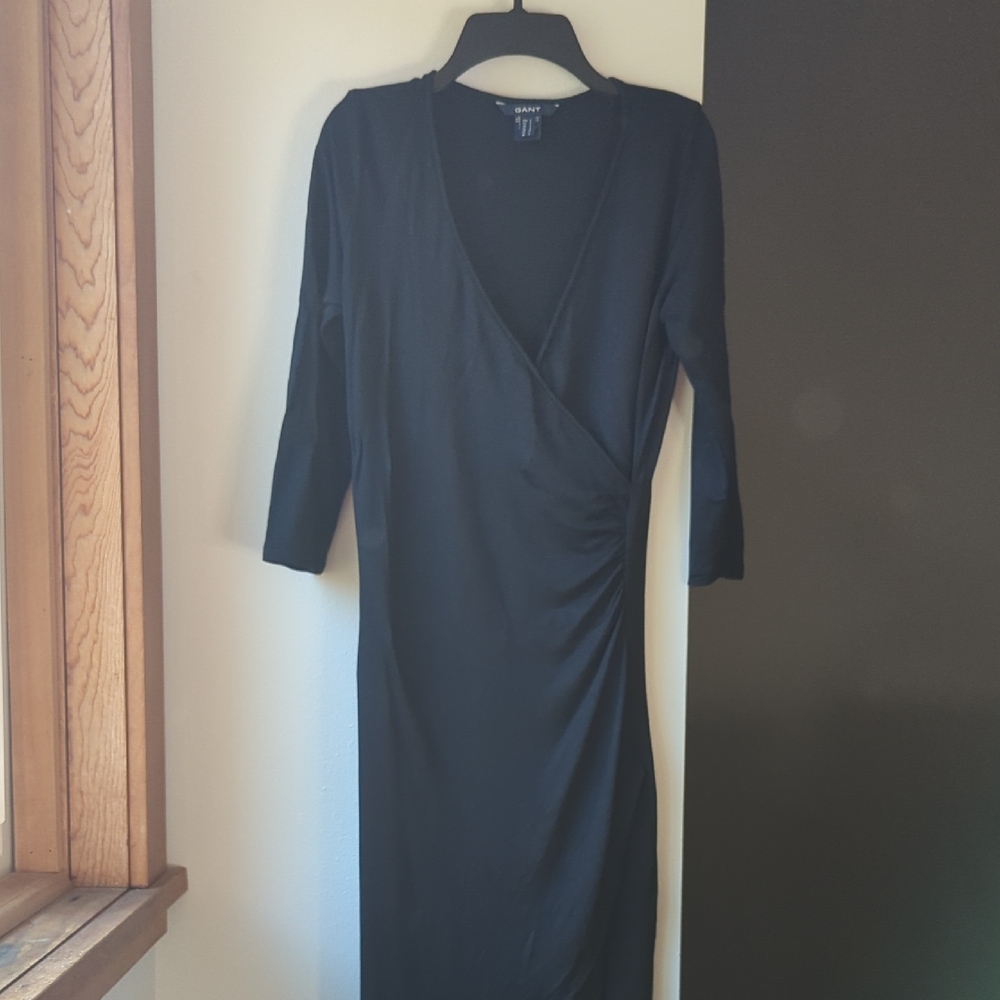 Gant Elegant Black 3/4 Sleeve Dress